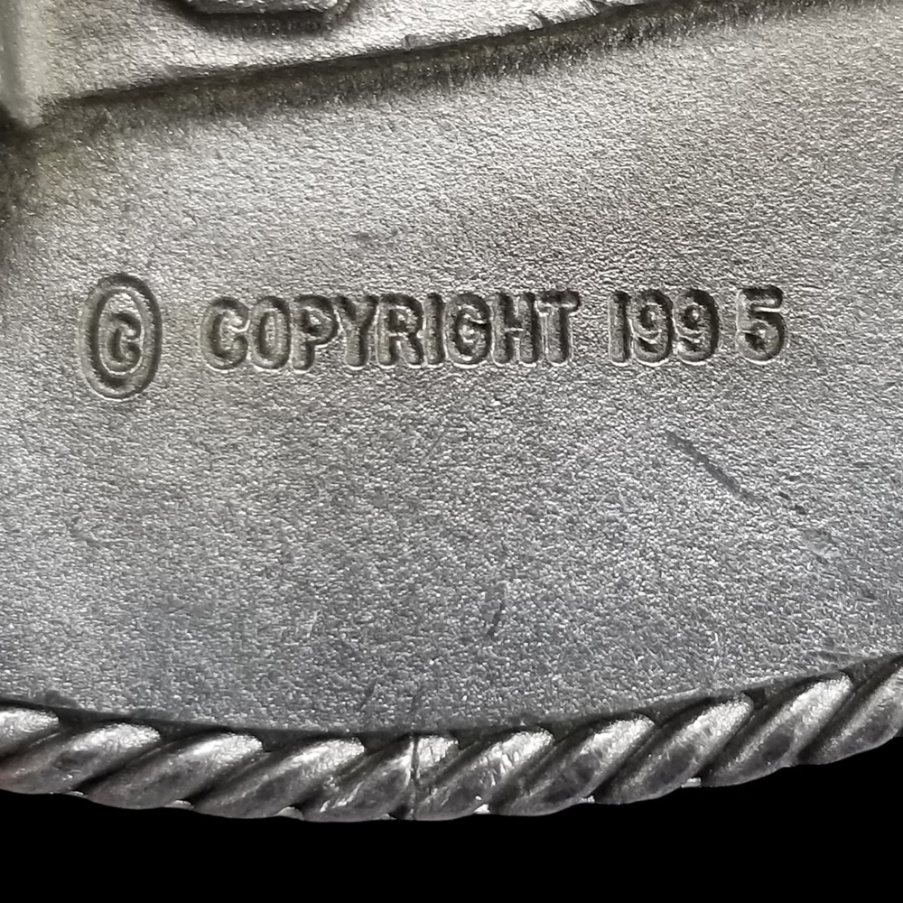 New York Fish and Wildlife Centennial 1995 Belt Buckle Sid Bell Originals Pewter - Picture 6 of 9